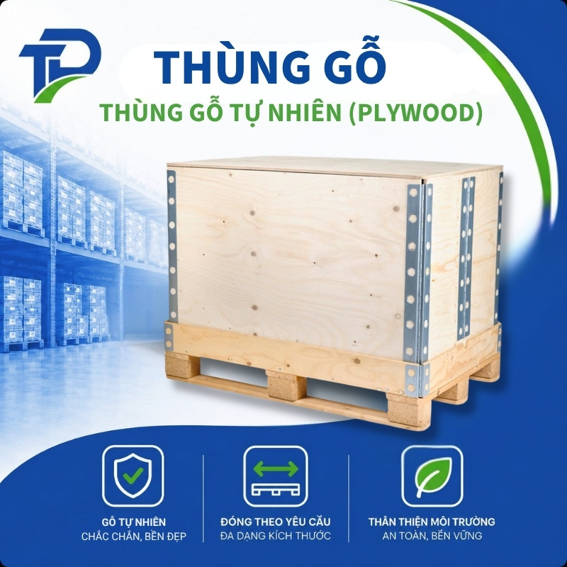 Thùng gỗ tự nhiên (Plywood)